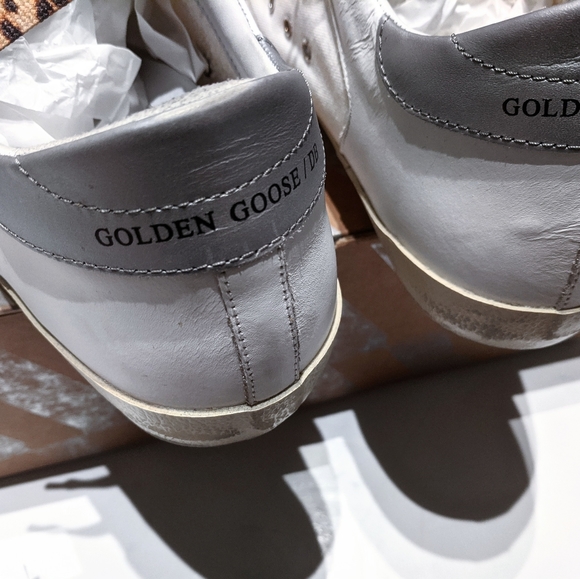NEW!🌟Golden Goose💯Leather Superstar Sneakers - Picture 10 of 14